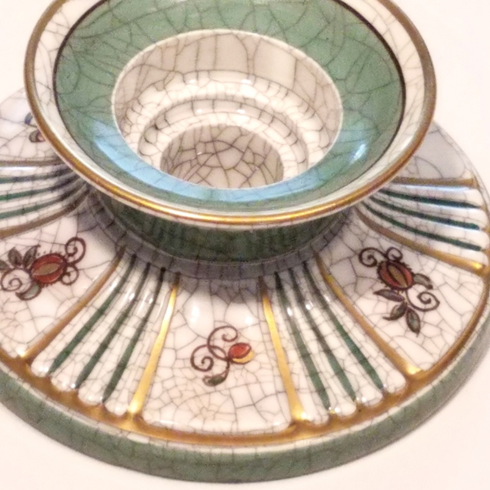 Royal Copenhagen Crackle Glaze Candleholder - Picture 5 of 8